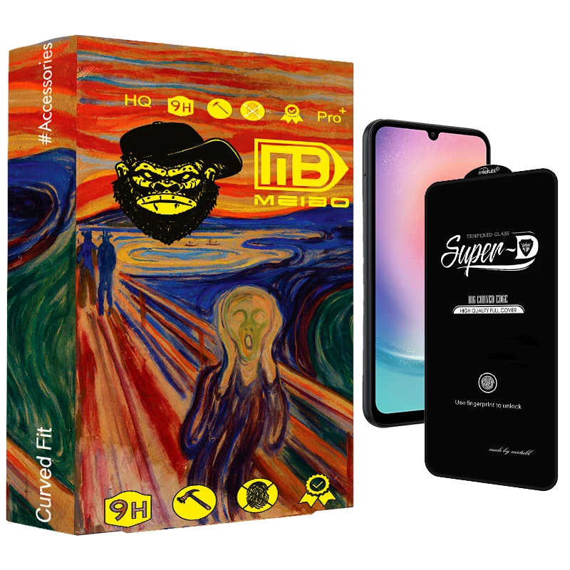 محافظ صفحه نمایش میبو مدل SuperD Edge مناسب برای گوشی موبایل سامسونگ GALAXY A24 / A25 / M34