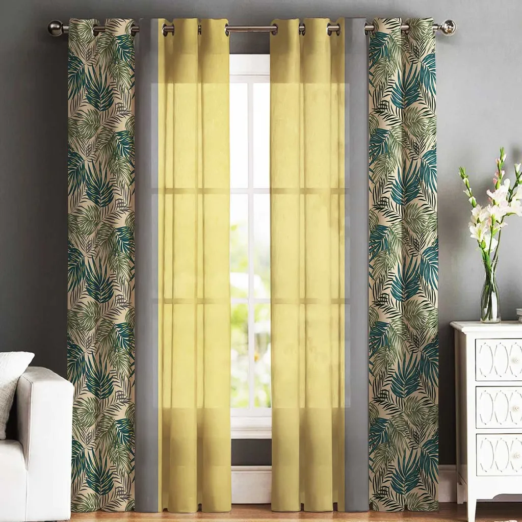 پرده شمسه نگار مدل M530 سایز 140x250 سانتیمتر