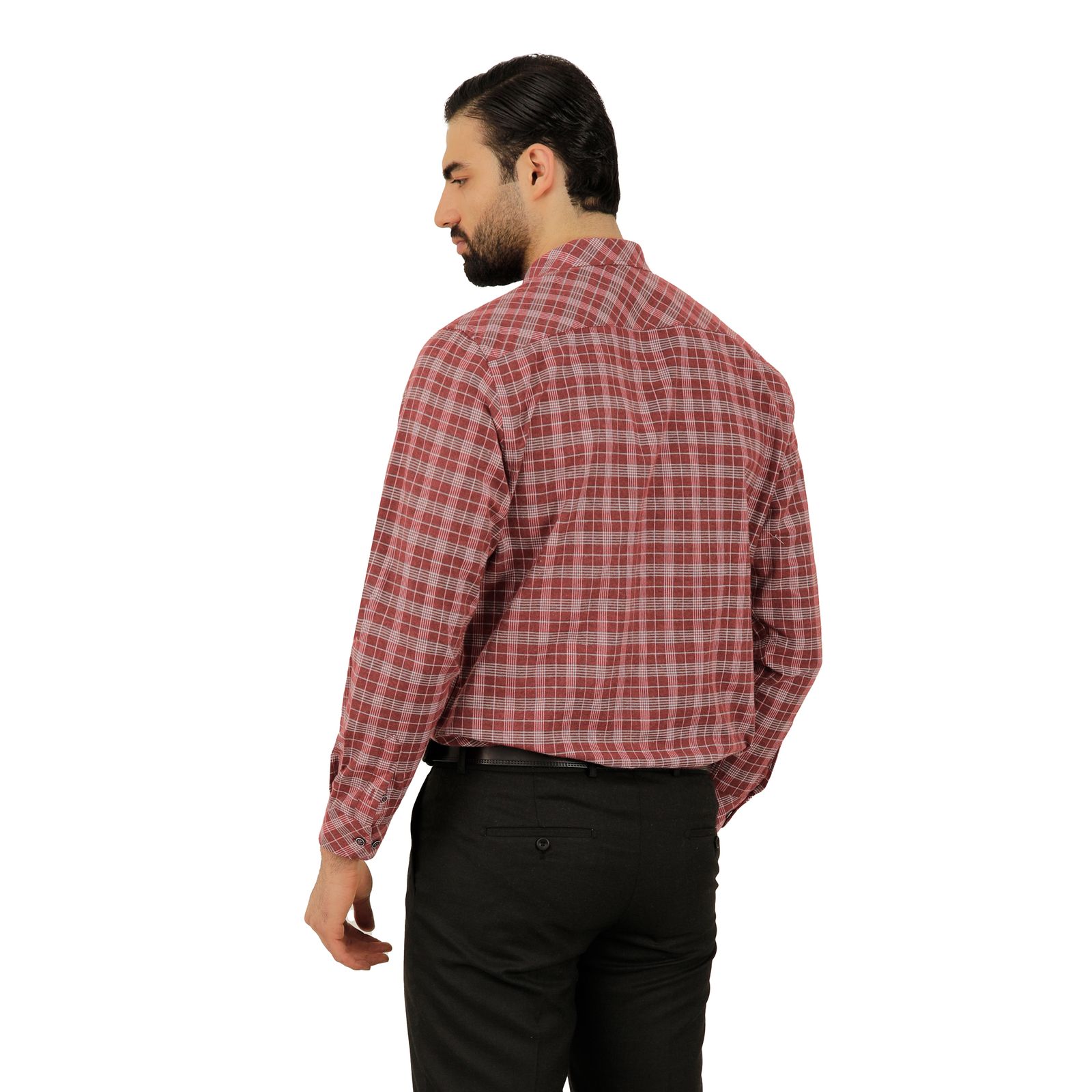 پیراهن آستین بلند مردانه پاتن جامه مدل پشمی  102721020232198 -  - 2