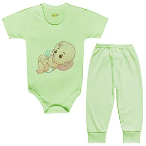 ست بادی و شلوار نوزادی کارانس مدل BSTG-3081