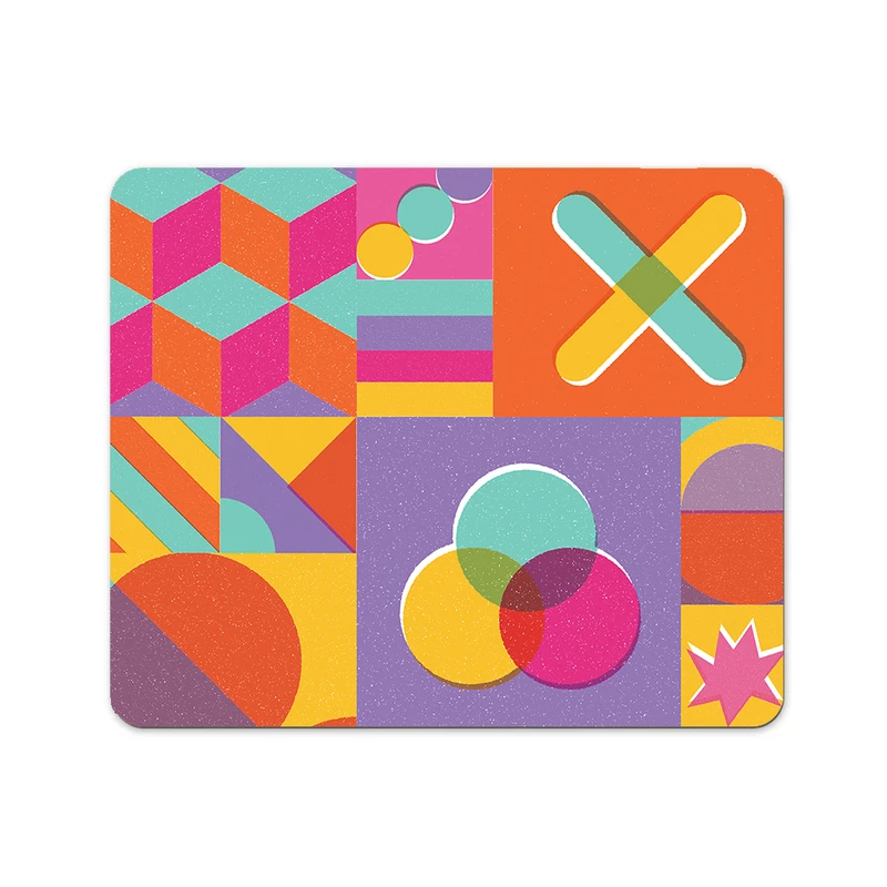 ماوس پد مدل اشکال هندسی کد 197