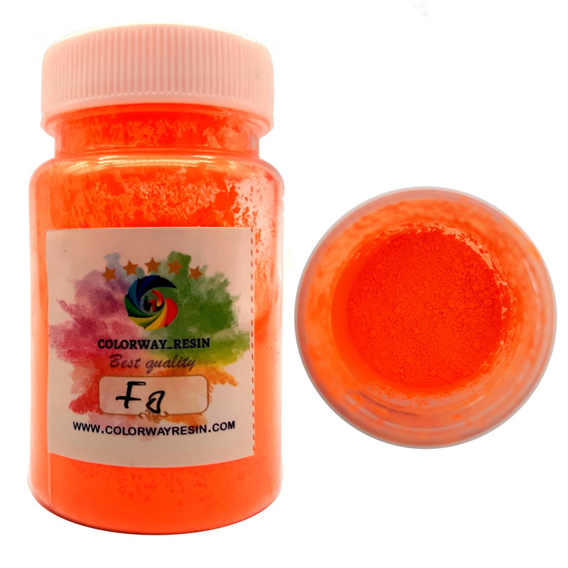 پودر رنگ رزین کالروی مدل فلورسنت حجم 35 میلی‌لیتر