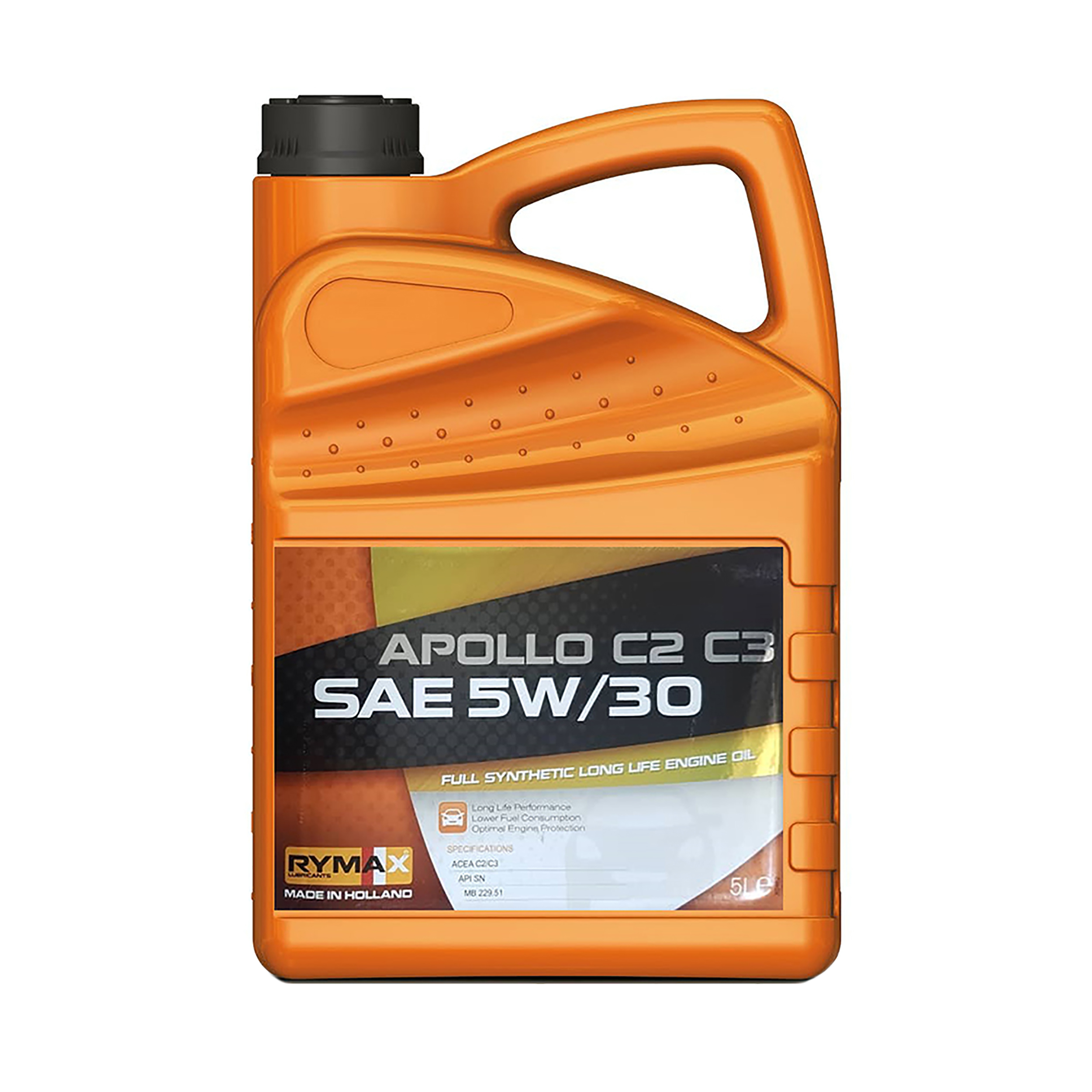 روغن موتور خودرو رایمکس مدل Apollo C2 C3 SAE 5W-30 حجم 5 لیتر