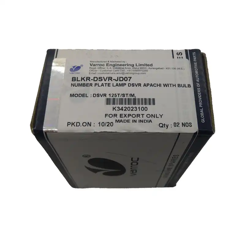 چراغ پلاک موتور سیکلت واروک مدل NS200 مناسب برای ان اس