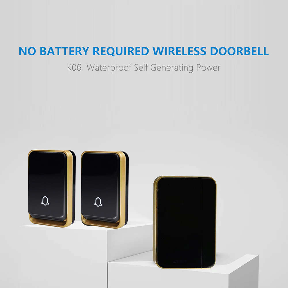 زنگ بی سیم مدل 2 شستی کد KK06
