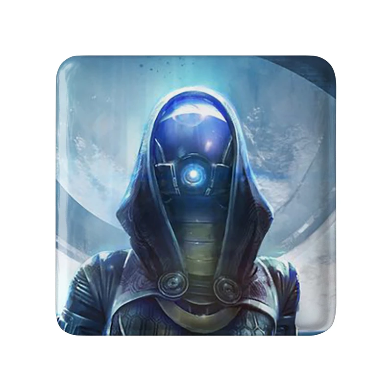 پیکسل خندالو طرح بازی مس افکت (Mass Effect) مدل مربعی کد 31559