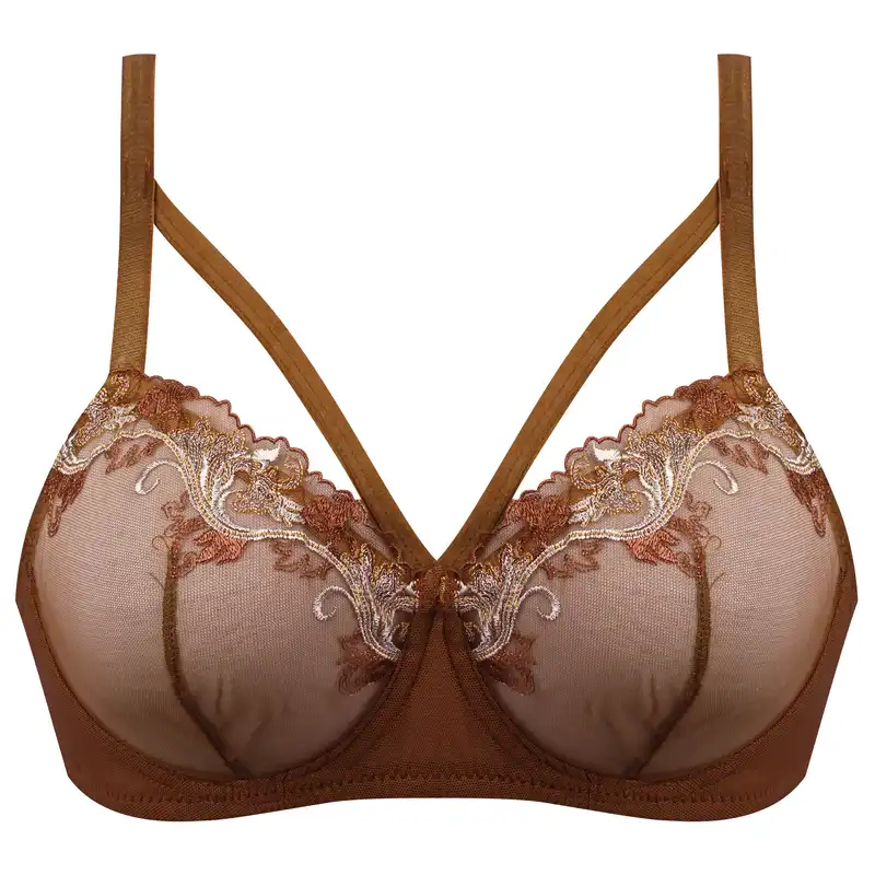 ست شورت و سوتین زنانه کارنا رز مدل 3340 رنگ قهوه ای