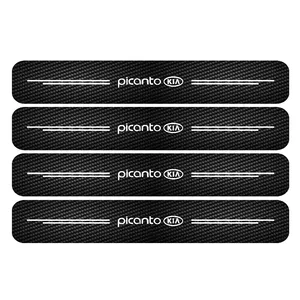 برچسب بدنه خودرو مهدیار طرح پارکابی کربن کد SP156 مناسب برای کیا پیکانتو بسته 4 عددی