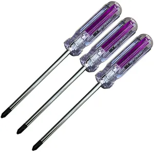 پیچ گوشتی چهارسو میکس مدل AT -6x125 بسته 3 عددی