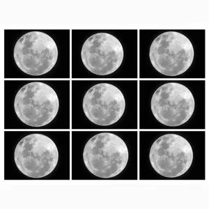 استیکر طرح moon ماه مجموعه 9 عددی