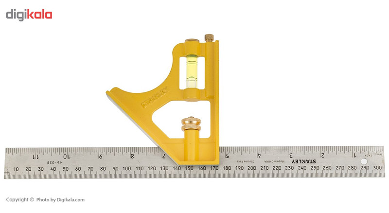 گونیا خط کش تراز استنلی مدل 028-46-2 سایز 300 میلی متر