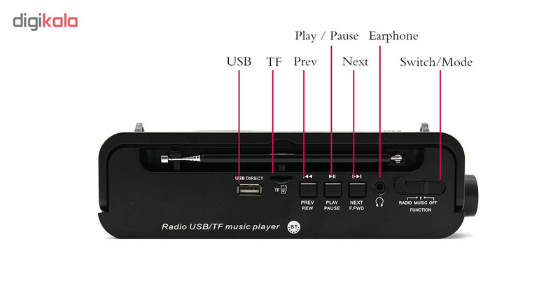 رادیو کی ان استار مدل ICF-F20BT رادیو کی ان استار مدل ICF-F20BT
