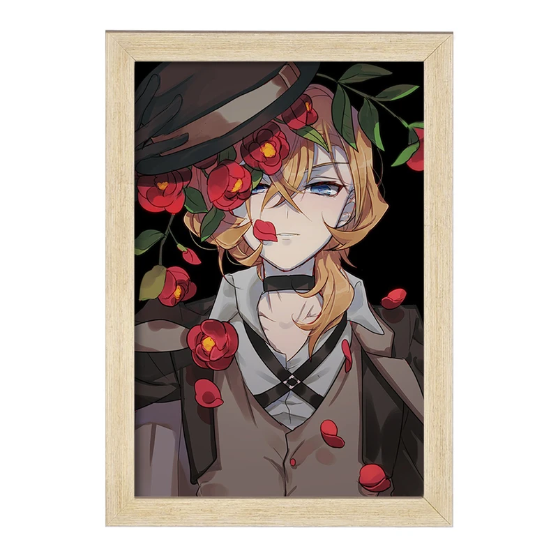 تابلو خندالو مدل ناکاهارا چویا انیمه سگ های ولگرد بانگو  کد 11768