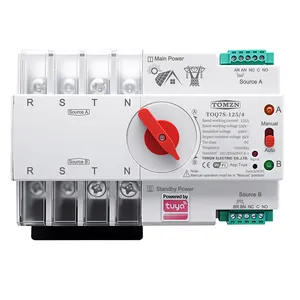 سوییچ انتقال خودکار وای فای تومزن مدل TOQ7S-125/4P