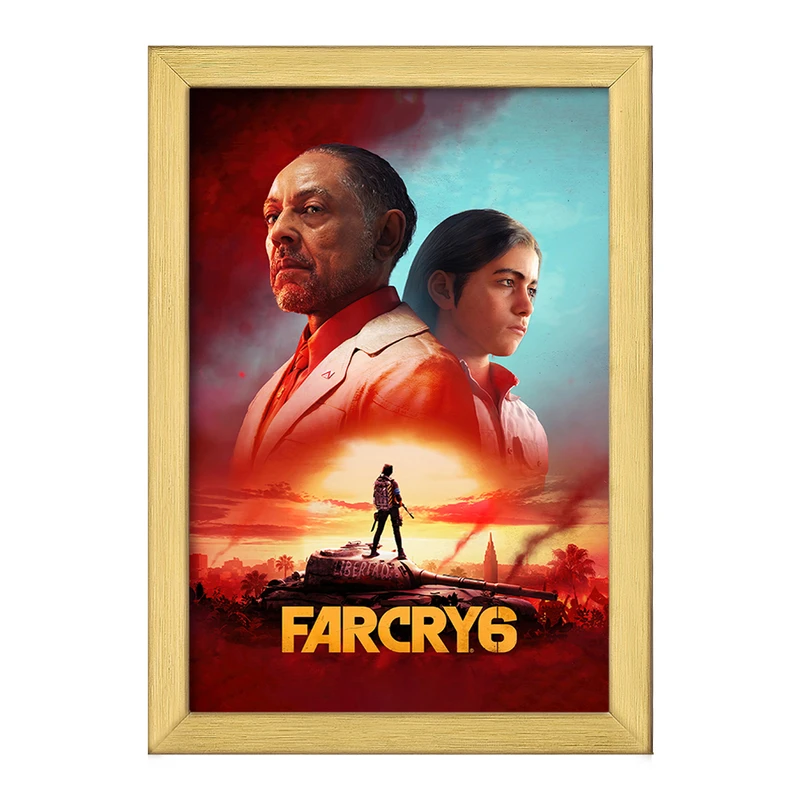 تابلو خندالو طرح فار شیش فارکرای کد 30692