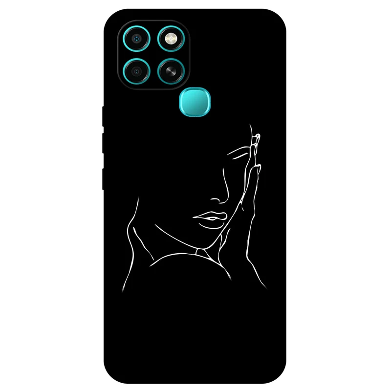 کاور مگافون طرح دخترانه مدل 8153 مناسب برای گوشی موبایل اینفینیکس Smart 6