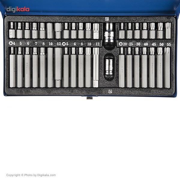 مجموعه 40 عددی سری بکس و پیچ گوشتی نووا مدل NTS 7012 مجموعه 40 عددی سری بکس و پیچ گوشتی نووا مدل NTS 7012