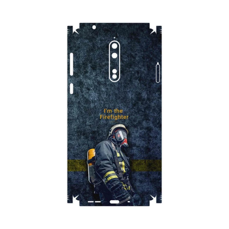 برچسب پوششی ماهوت مدل Firefighter-FullSkin مناسب برای گوشی موبایل نوکیا 8