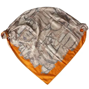 روسری زنانه لویی ویتون مدل نخی قواره بزرگ کد 22