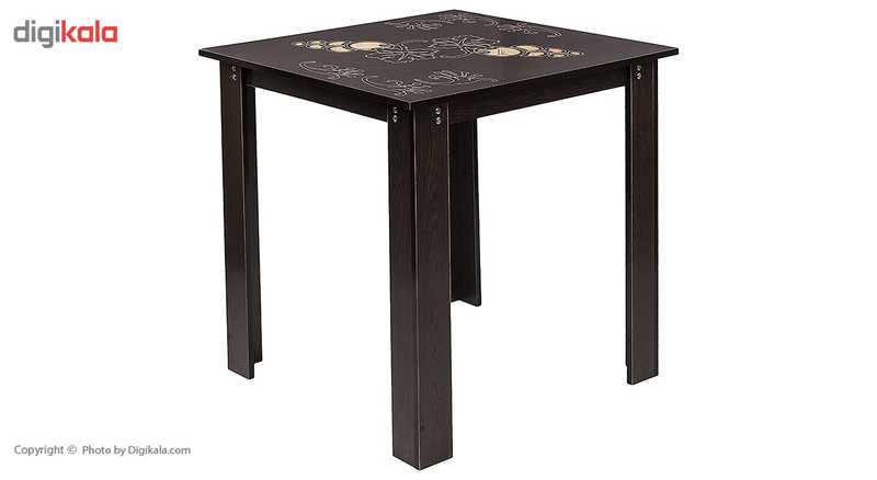 میز ناهار خوری صنایع چوب قائم کد K208 سایز 80 × 80