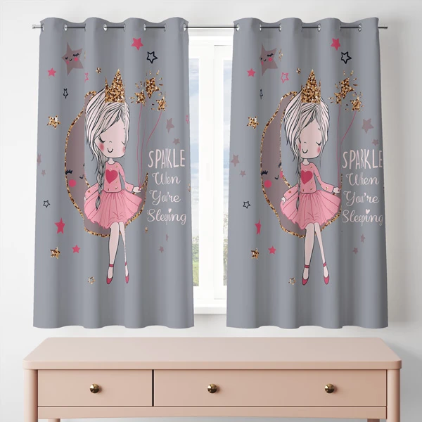 پرده مدل مخمل پانچی کد 7813 سایز 200x140 سانتی متر