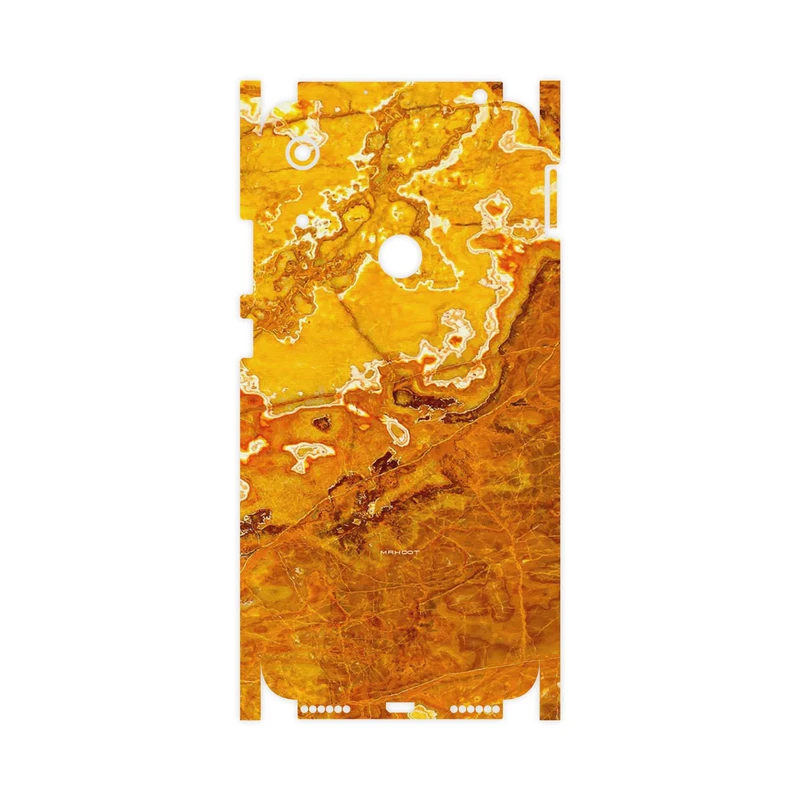 برچسب پوششی ماهوت مدل Gold Marble-FullSkin مناسب برای گوشی موبایل هوآوی Y6s 2019