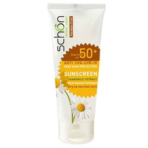 کرم ضد آفتاب شون با رنگ بژ +SPF50