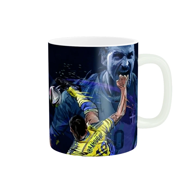 ماگ طرح فوتبال زلاتان ابراهیموویچ کد 220