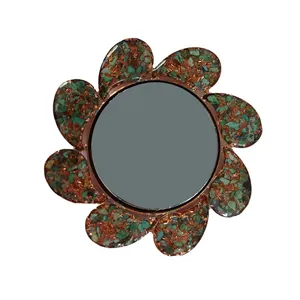 آینه فیروزه کوبی طرح ترمه کد 845