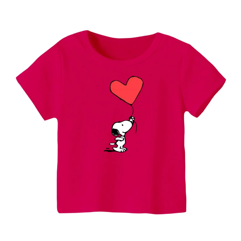 تی شرت آستین کوتاه بچگانه مدل اسنوپی کد ۴۴