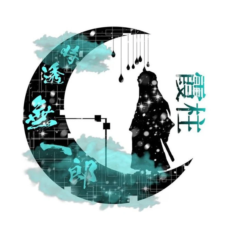 استیکر لپ تاپ و موبایل مدل انیمه طرح شیطان کش مویچیرو توکیتو demon slayer Muichiro Tokito کد 375