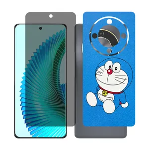Glass together model privacy screen protector suitable for Honor X9b mobile phone with back cover sticker