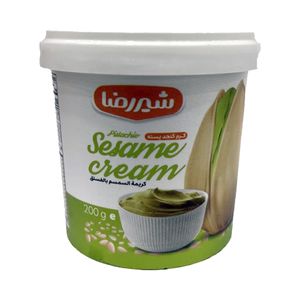 کرم ارده پسته‌ای شیررضا -185 گرم