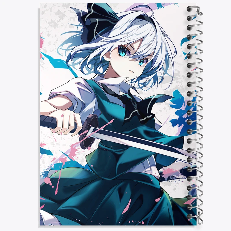 دفتر نقاشی 50 برگ خندالو طرح بازی توهو (Touhou) کد 35749