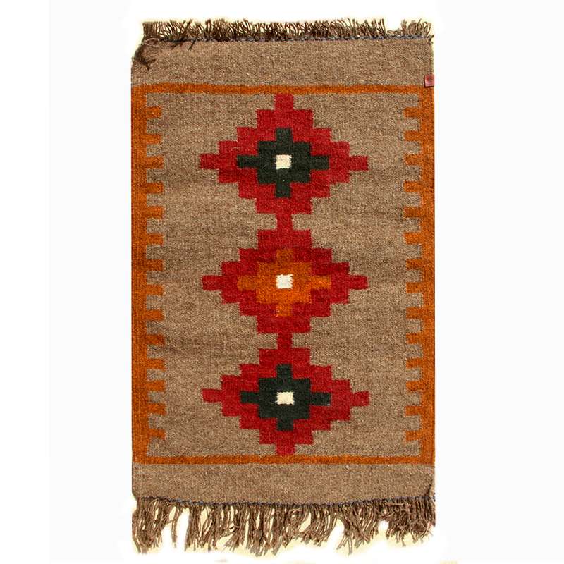 گلیم دستبافت یک متری مدل قشقایی کد GH00029