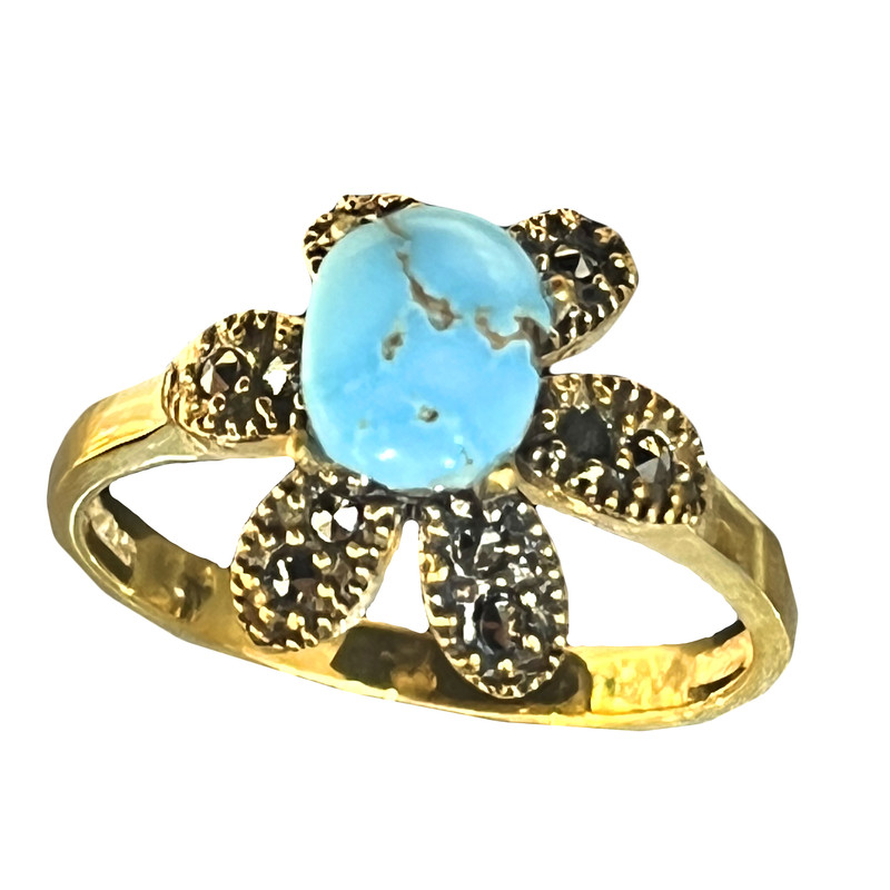 انگشتر نقره زنانه مدل دست ساز مزین به فیروزه نیشابوری1101 انگشتر نقره زنانه مدل دست ساز مزین به فیروزه نیشابوری1101