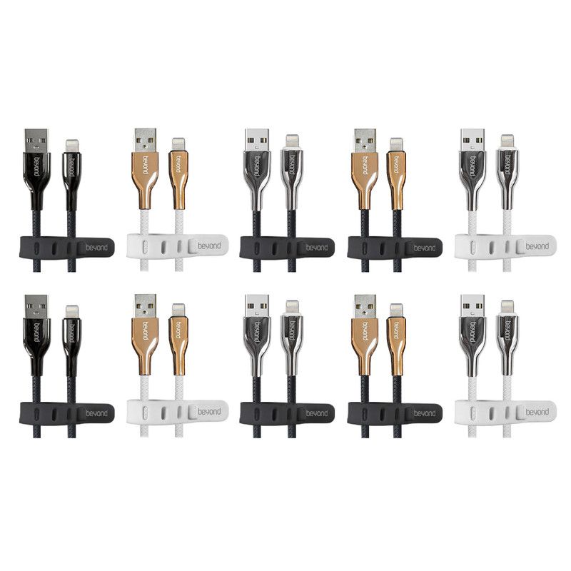 کابل تبدیل USB به لایتنینگ بیاند مدل BA-568 CHARGE DATA طول 1 متر بسته ده عددی
