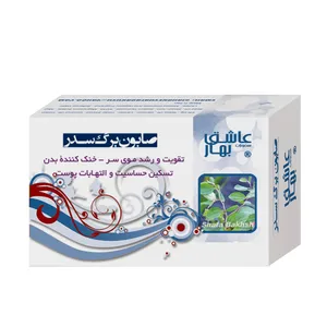 صابون شستشو عاشق بهار مدل برگ سدر وزن 90 گرم