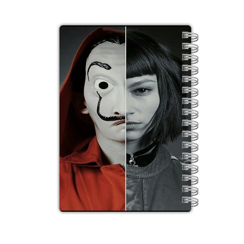 دفترچه یادداشت 50 برگ مدل Money Heist کد 2119