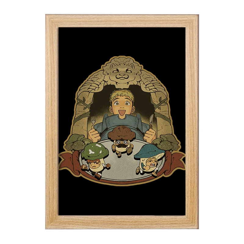 تابلو خندالو مدل لایوس انیمه خوشمزه در سیاه چال کد 35947