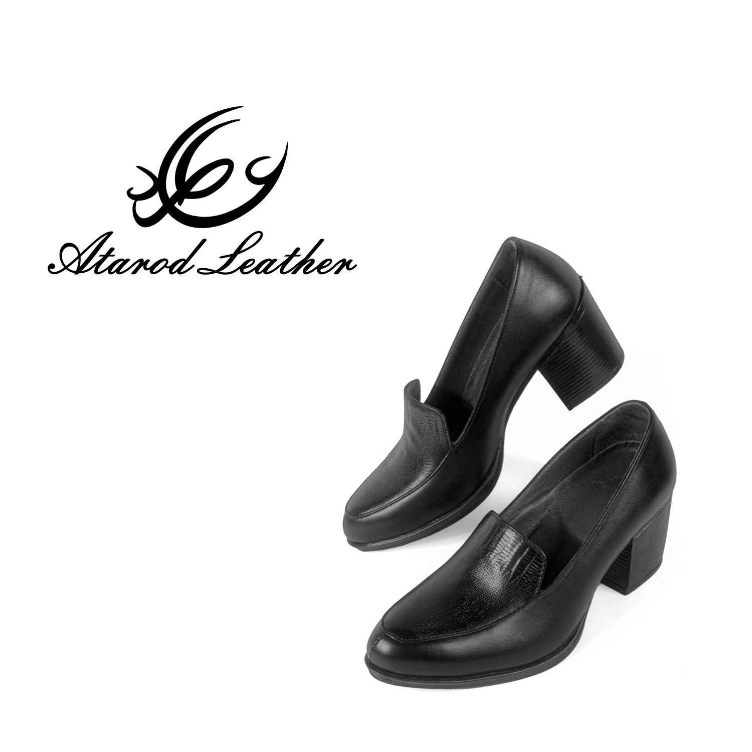 کفش زنانه چرم عطارد مدل چرم طبیعی کد SH195 -  - 7