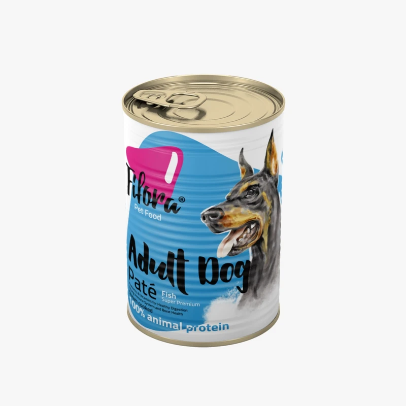کنسرو غذایی سگ فیفورا مدل Adult Dog Large Breed Chicken Pate  وزن 400 گرم