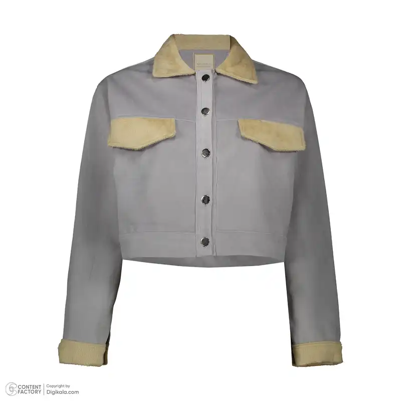 کت زنانه بهبود مدل 509015 رنگ طوسی