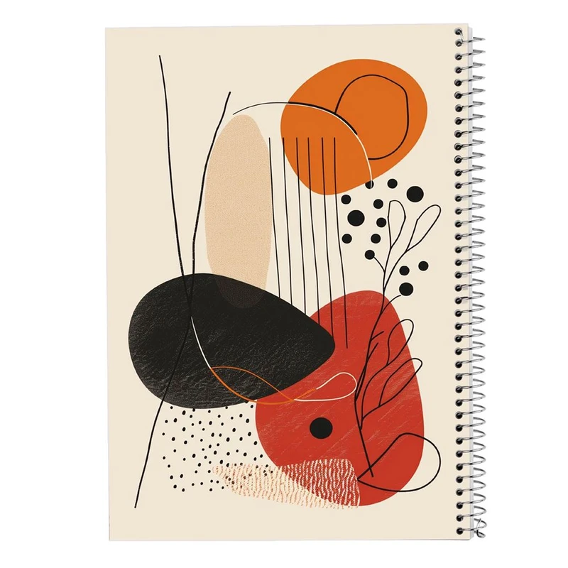 دفتر لیست خرید 50 برگ مدوپد مدل اشکال فانتزی کد DF16224