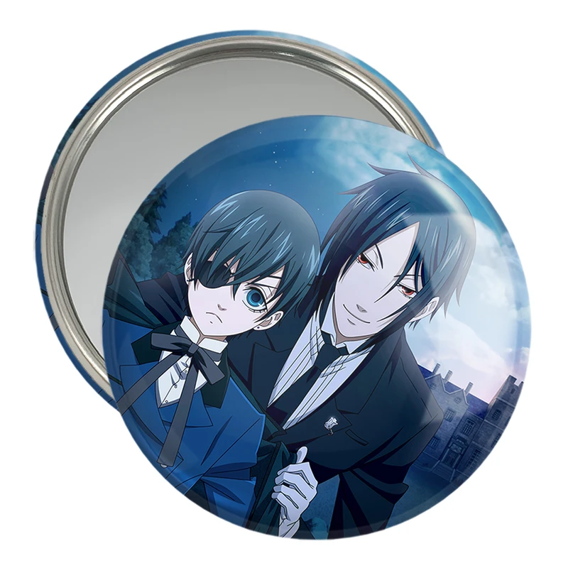 آینه جیبی خندالو مدل سباستین و شیل انیمه خادم سیاه Black Butler  کد 16311