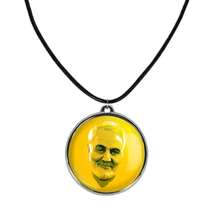 گردنبند خندالو مدل سردار قاسم سلیمانی کد 26082604