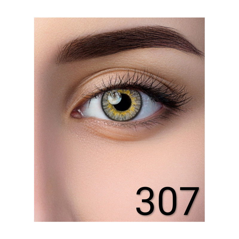 لنز چشم الگانس کد 307 رنگ قهوه ای روشن