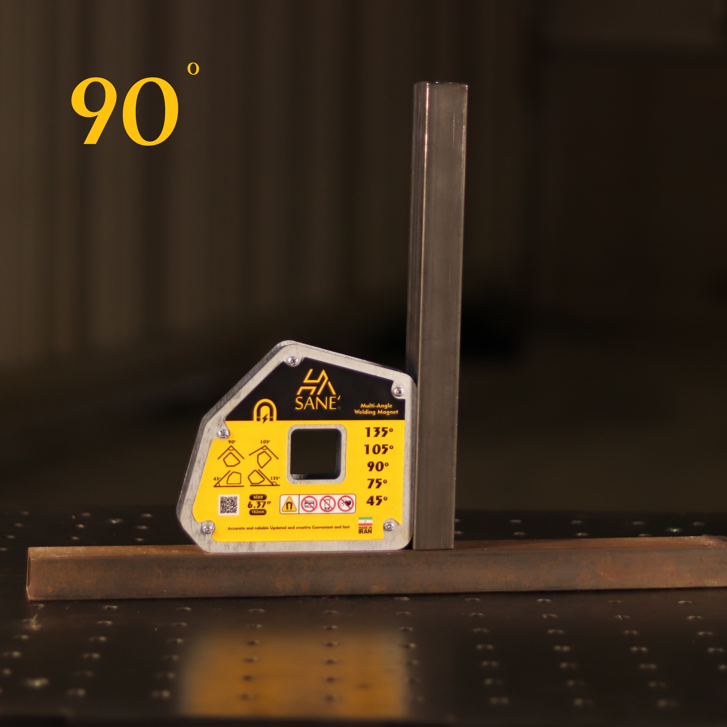 گونیا جوشکاری صانع مدل پنج ضلعی کد 6/37