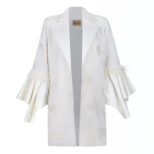 مانتو زنانه نغمه مدل موجی پروانه ای کد 2