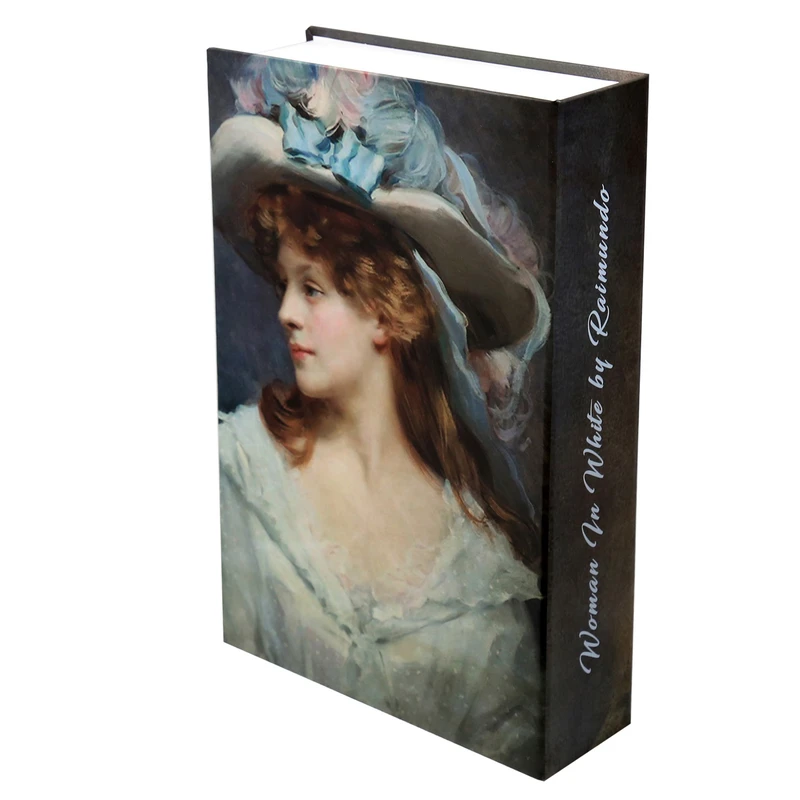 جعبه دکوری مدل کتاب دکوراتیو طرح رنسانس کد 74